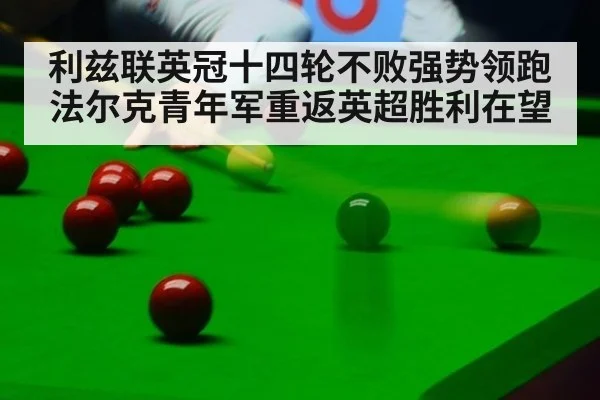 利兹联英冠十四轮不败强势领跑 法尔克青年军重返英超胜利在望